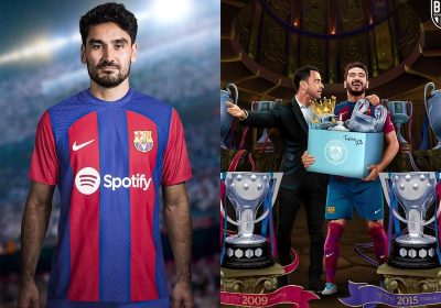 Ilkay Gundogan gia nhập Barca sau cú ăn ba lịch sử