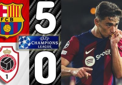 BARCELONA THẮNG ĐẬM ĐÀ 5-0 ANTWERP, HLV XAVI NÓI GÌ?