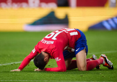 ATLETICO MADRID’S MORATA OUT FOR 3 WEEKS DUE TO KNEE INJURY