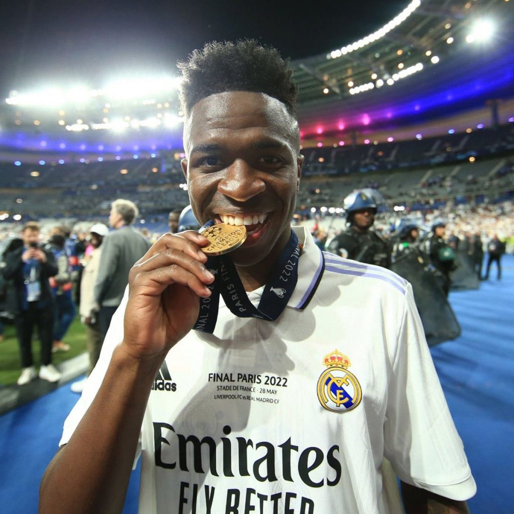 Vinicius Jr won UCL with Real Madrid