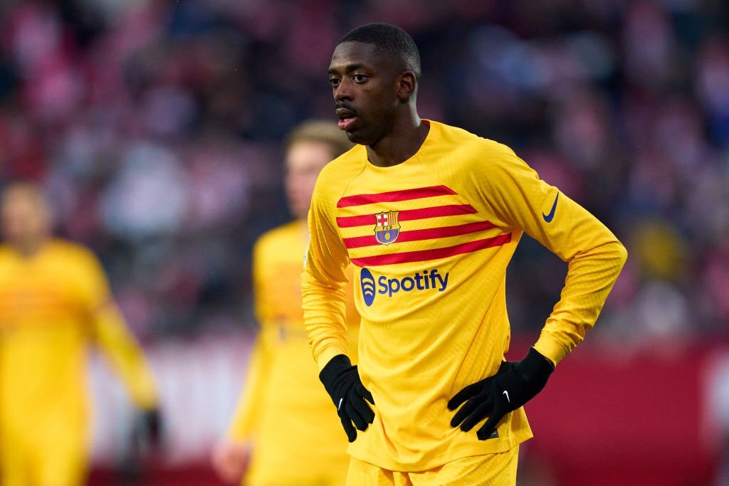 Dembele subbed of during La Liga MD 18 against Girona