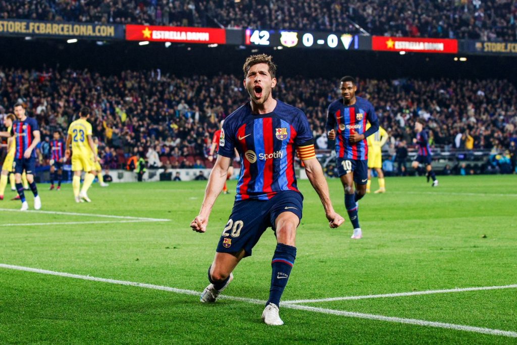 Sergi Roberto scored against Cadiz