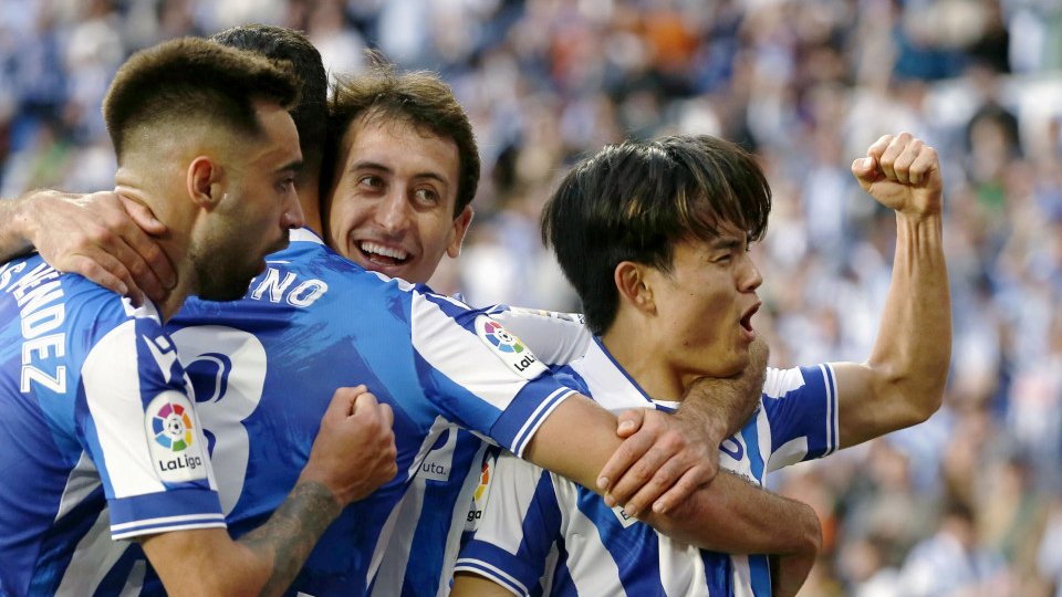 Kubo scored for Sociedad to set La Liga record