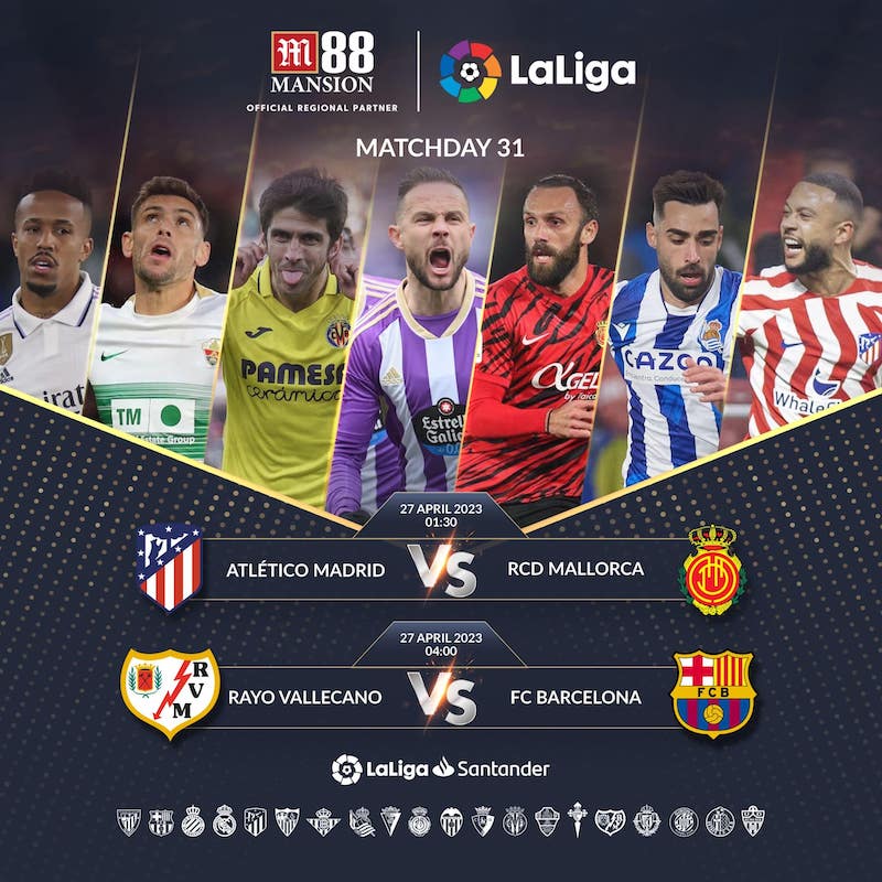 La Liga MD 31 fixtures