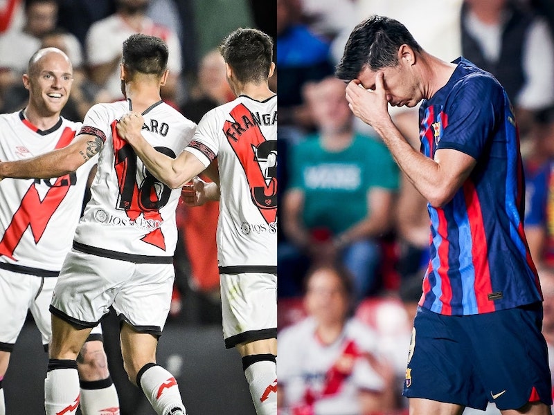 Vallecano 2-1 Barcelona 