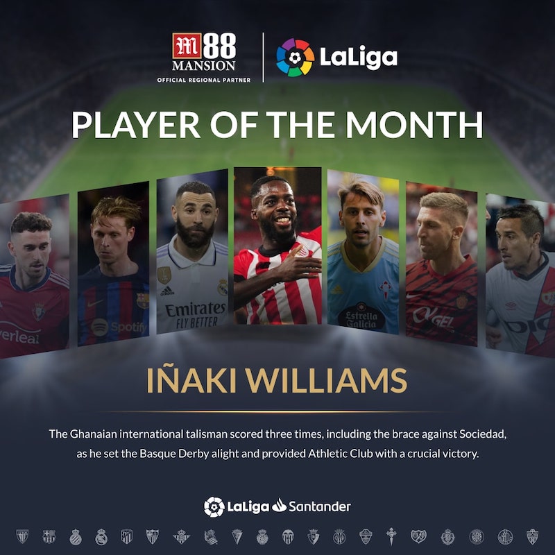 Inaki Williams - April - Player of the Month