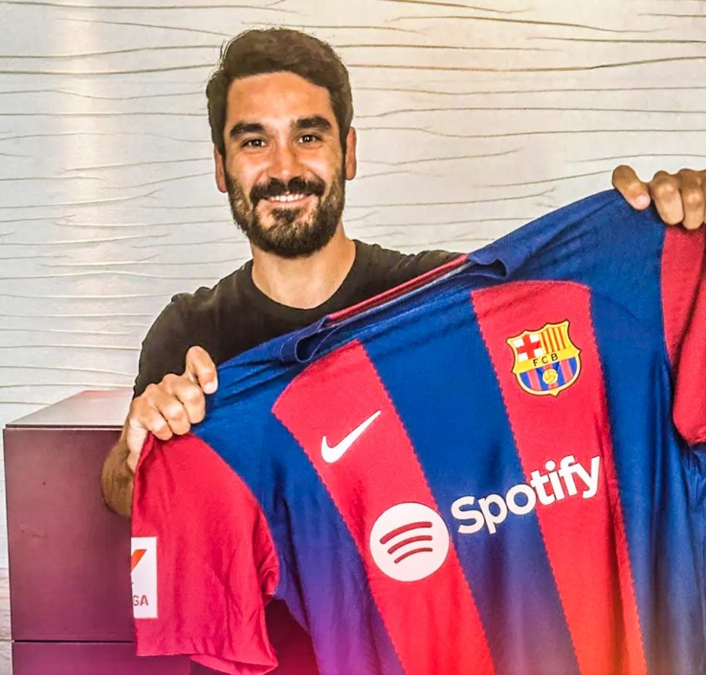 Gundogan signed for Barcelona