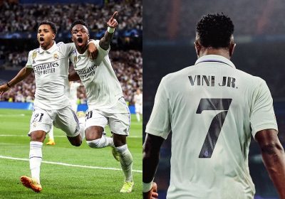 Vinicius Jr uses Real Madrid number 7-min