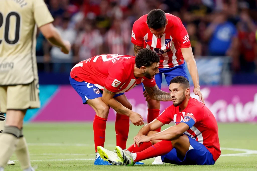 Atletico Madrid Koke out for one month for injury