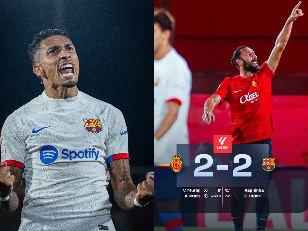 Mallorca 2-2 Barcelona Highlights and Ratings-min