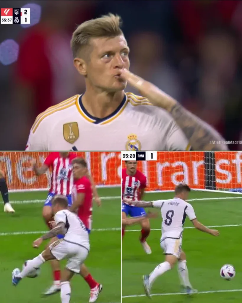 Toni Kroos took one back for Real Madrid