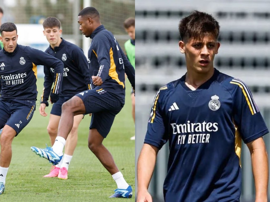 Guler appeared in latest training with Real Madrid