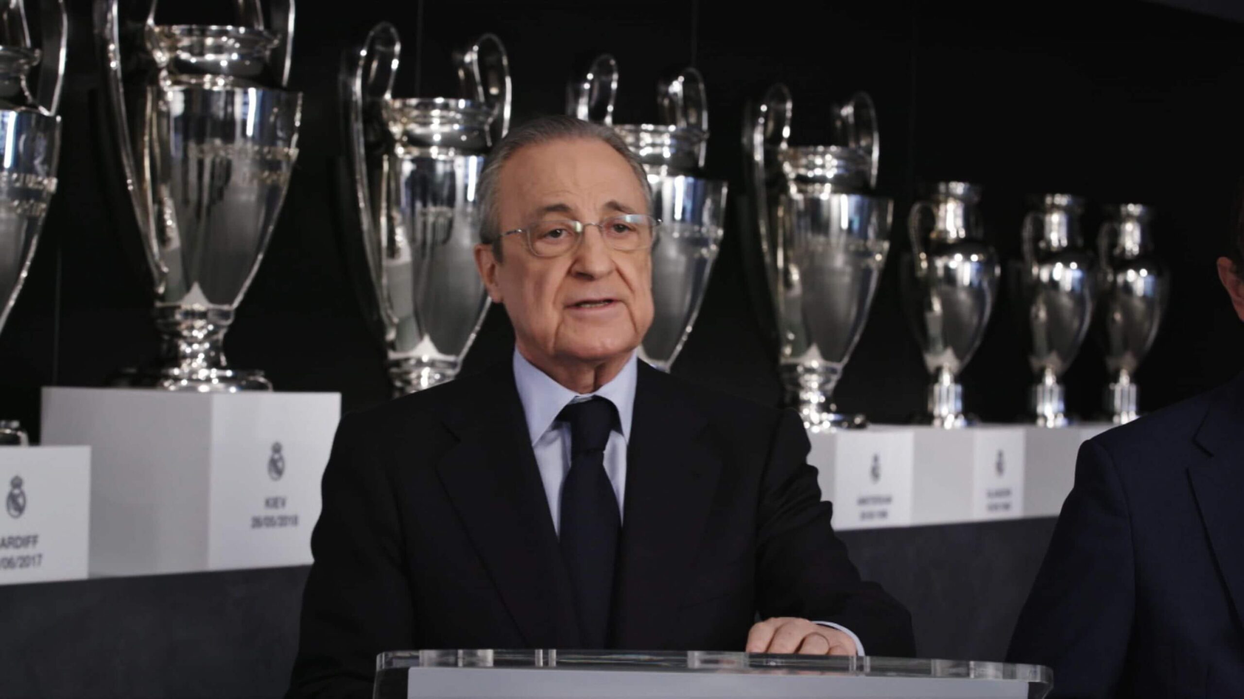 Real Madrid president Florentino Perez's goal to host the 2030 World Cup final is in peril