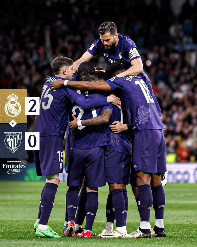 Real Madrid beat Bilbao with Rodrygo's braces
