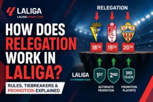How does relegation work in laliga