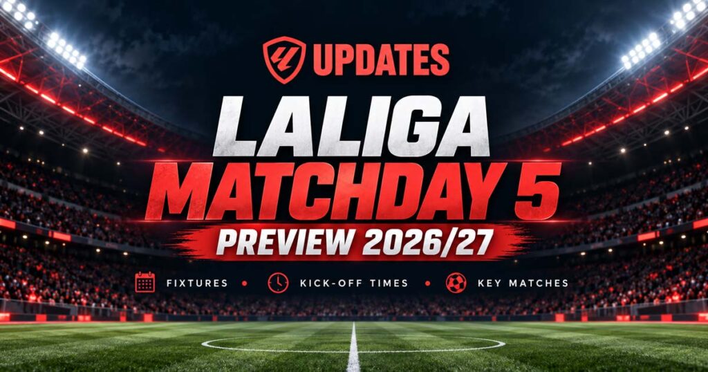 Laliga MatchDay 5 Preview 2026/27