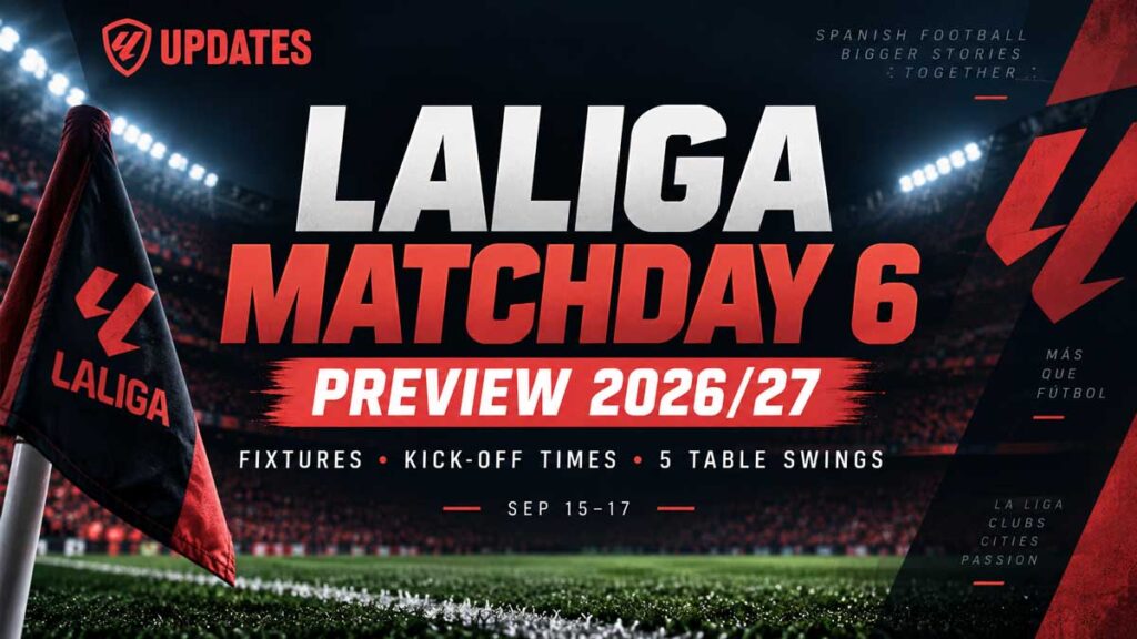 Laliga Matchday 6 Preview