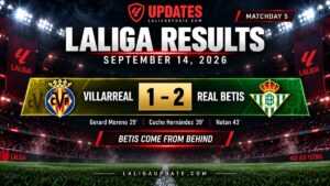 Laliga Result - September 14
