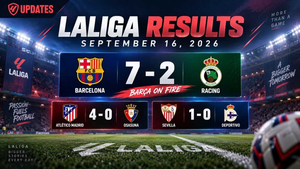 Laliga Result September 16
