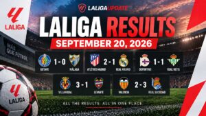 Laliga Result - September 20 2026