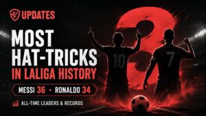 Most hat-tricks in Laliga History