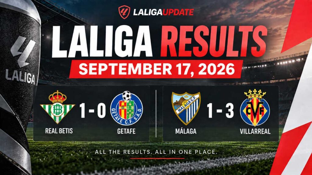 Laliga Result September 17