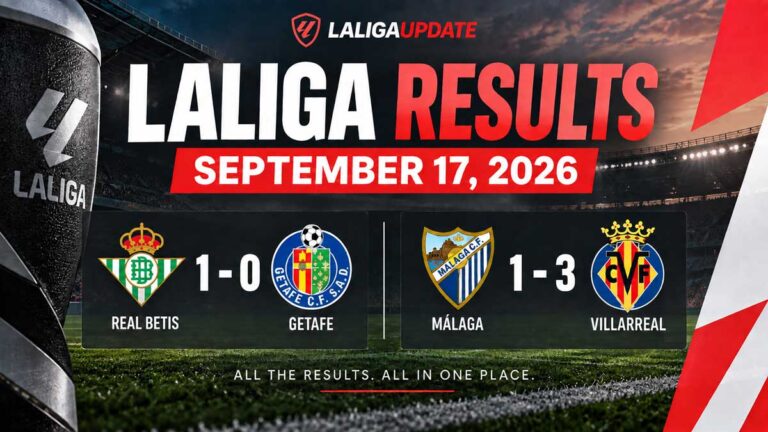 Laliga Result September 17