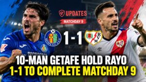 Featured image of article October 19 2026 result - Getafe vs Rayo