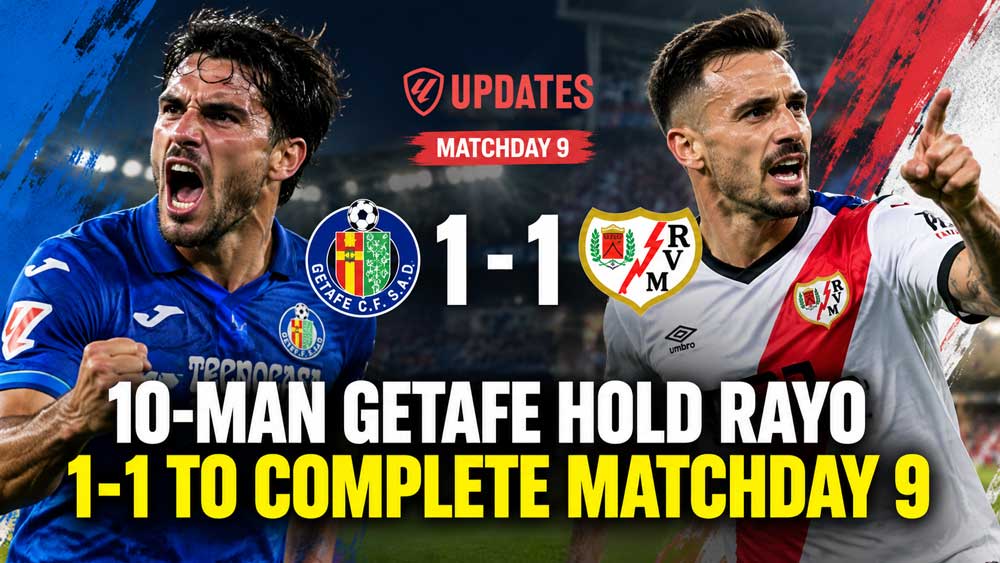 Featured image of article October 19 2026 result - Getafe vs Rayo
