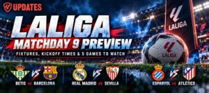 Featured image of article Laliga Matchday 9- Preview