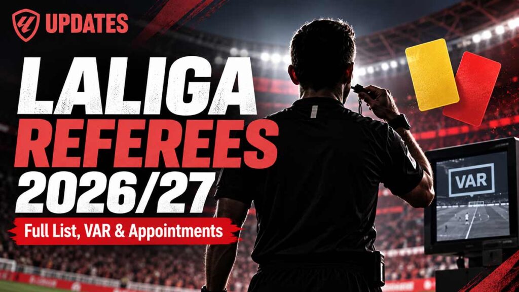 Featured Image of article LaLiga Referees 2026 27 VAR Update